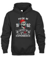 1992 - Years of experience 2026 Unisex Hoodie black s