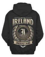 IRELAND Unisex Hoodie black s