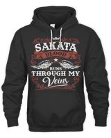 SAKATA Unisex Hoodie black s