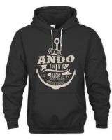 ANDO Unisex Hoodie black s