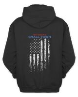 Vintage Try That In A Small Town - Lyric shirt, American Flag Quote, Country Music Unisex Hoodie black s