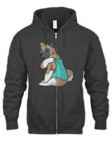 I Love Dad Tattoo Akita Father Dog