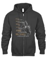 Texas Ranch Rider Cowboy Men's Zip Hoodie black s