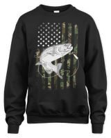Fishing in the United States Unisex Sweatshirt black s