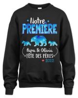 Notre première fête des pères Unisex Sweatshirt black s