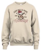 Cowbells Ring Unisex Sweatshirt sand s