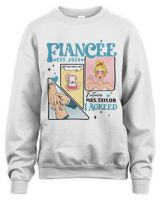 Fiancee shirt Unisex Sweatshirt white s