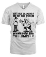 Softball Grandma T-shirts, Softball T-shirts, Unisex T-shirts Men's V-Neck T-Shirt white s