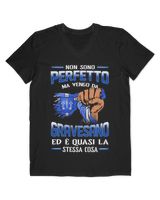 Ticino-GRAVESANO Men's V-Neck T-Shirt black s