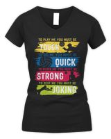You must be Women's V-Neck T-Shirt black s