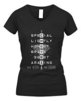 CHEVEZ The Myth The Legend Women's V-Neck T-Shirt black s