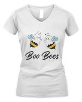 Boo Bees Women's V-Neck T-Shirt white s