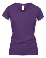 USL-99-Thomas Women's V-Neck T-Shirt purple s