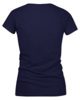 Move Over Boys Let This Girl Show You How Fish Women's V-Neck T-Shirt navy s