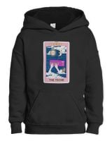 the techie tarot card clothing programmer coder gift ideas Kids Pullover Hoodie black xs