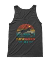 Papasaurus t Shirt Men's Tank Top black s