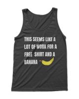 Tshirt and banana Men's Tank Top black s