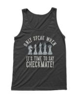 Only speak when checkmate Men's Tank Top black s