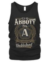 ABBOTT Men's Tank Top black s
