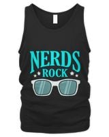 Computer Nerds Rock IT Tech Software Programmer Geek Graphic Men's Tank Top black s