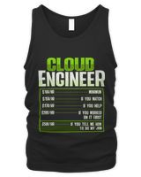 Sys admin and developer Design for a Cloud devops engineer 1 Men's Tank Top black s