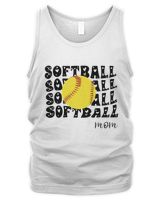 Summer T-shirts, Softball T-shirts, Unisex T-shirts Men's Tank Top white s
