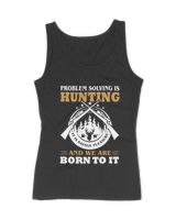 Problem solving is hunting Women's Tank Top black s