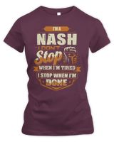 USL-98-Nash Women's Premium Slim Fit Tee maroon s