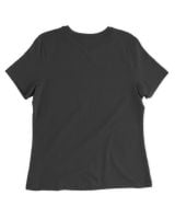 Bold Polka Dot Teacher Text with School Doodles and Leopard Pattern Women's Premium Slim Fit Tee black s