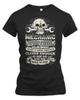 Mechanic Mechanical 31 Technician Women's Premium Slim Fit Tee black s