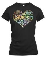 Nurse Nursery 132 Medical Nursing Women's Premium Slim Fit Tee black s