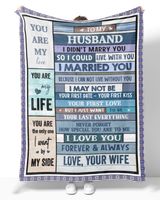 ETBK09_husband To My Husband You Are My Love Arctic Fleece Blanket