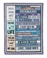 ETBK09_husband To My Husband You Are My Love Arctic Fleece Blanket