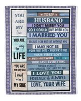 ETBK09_husband To My Husband You Are My Love Arctic Fleece Blanket