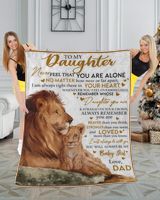 ET29 To My Daughter Blanket Arctic Fleece Blanket