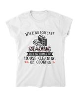 Weekend Forecast: Reading with no chance of House Cleaning or Cooking Women's Standard T-Shirt white s