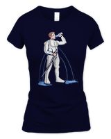funny fencing tees Women's Standard T-Shirt navy s