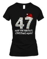 MAKE THE HOLIDAYS CHRISTMAS AGAIN! Women's Standard T-Shirt black s
