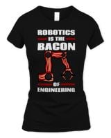 I Build Robots Robotics Lover Engineer Roboticist Science Women's Standard T-Shirt black s
