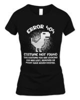 Error 404 Costume Not Found Programmers Coding Women's Standard T-Shirt black s