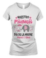Nuestro Primer día de la Madre Women's Standard T-Shirt white s