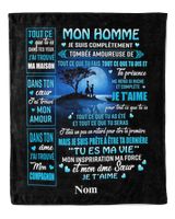 Mon Homme Cozy Plush Fleece Blanket white 30x40in