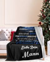 An meine ehefrau Cozy Plush Fleece Blanket white 30x40in