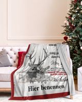 An meine Ehefrau Cozy Plush Fleece Blanket white 30x40in