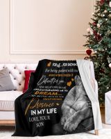 Special gift for your Mom Cozy Plush Fleece Blanket white 30x40in