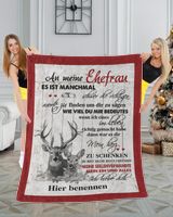 An meine Ehefrau Cozy Plush Fleece Blanket white 30x40in