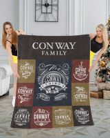 CONWAY BLANKET F1 Cozy Plush Fleece Blanket white 30x40in