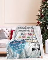 Hi Mummy and Daddy Cozy Plush Fleece Blanket white 30x40in