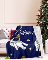 Personalized Blanket- Baby Blanket- Custom Baseball Softball Blanket Cozy Plush Fleece Blanket white 30x40in