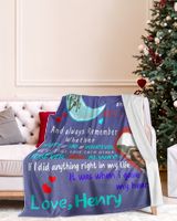Special blanket for your lover - Personalized Cozy Plush Fleece Blanket white 30x40in